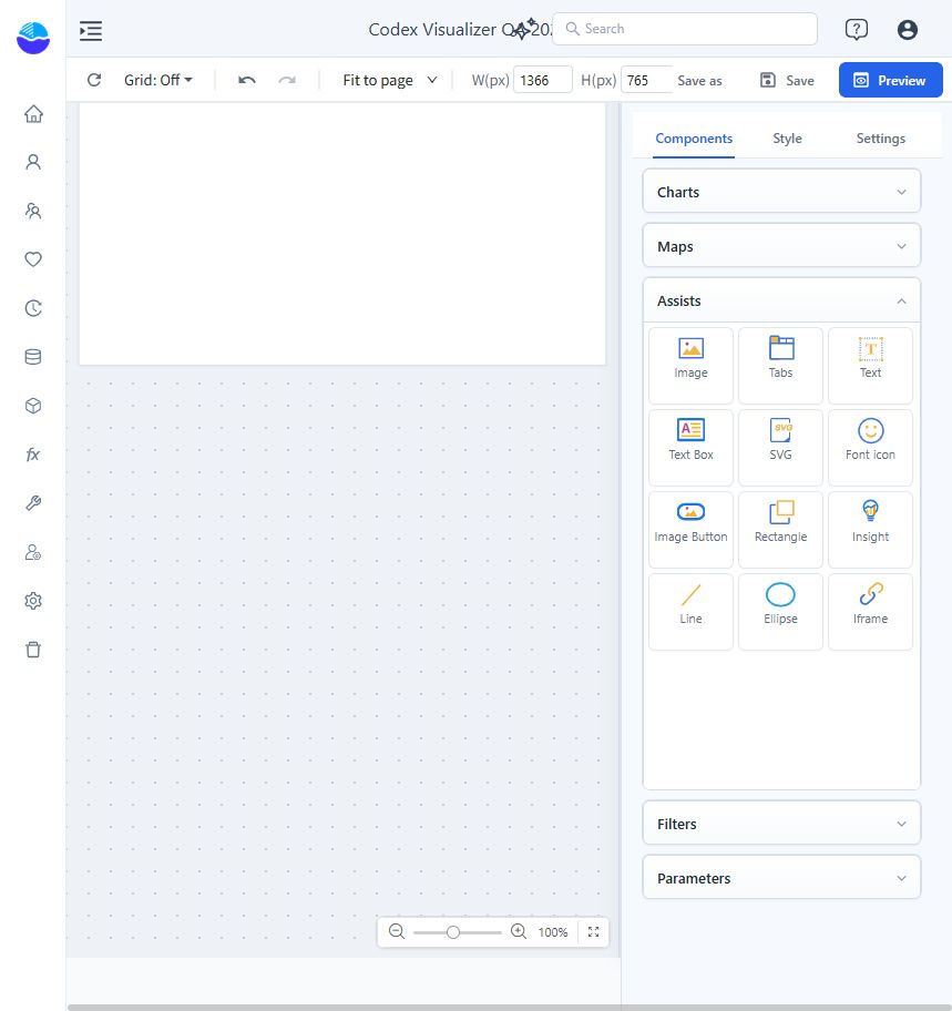 Insight component in the Assists palette
