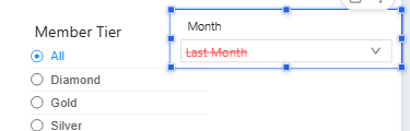 A relative default with no matching member, shown in red with a strikethrough