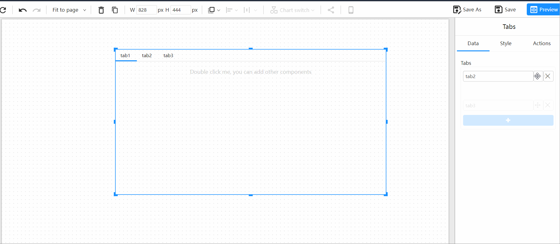 Reorder tabs by dragging